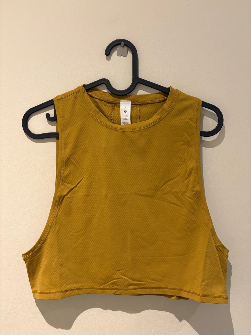 Lululemon Muscle Love Crop Tank *Tough Gold Spice